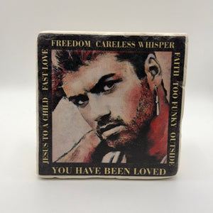 George Michael Careless Whisper Stone Coaster