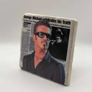 George Michael Stone Coaster