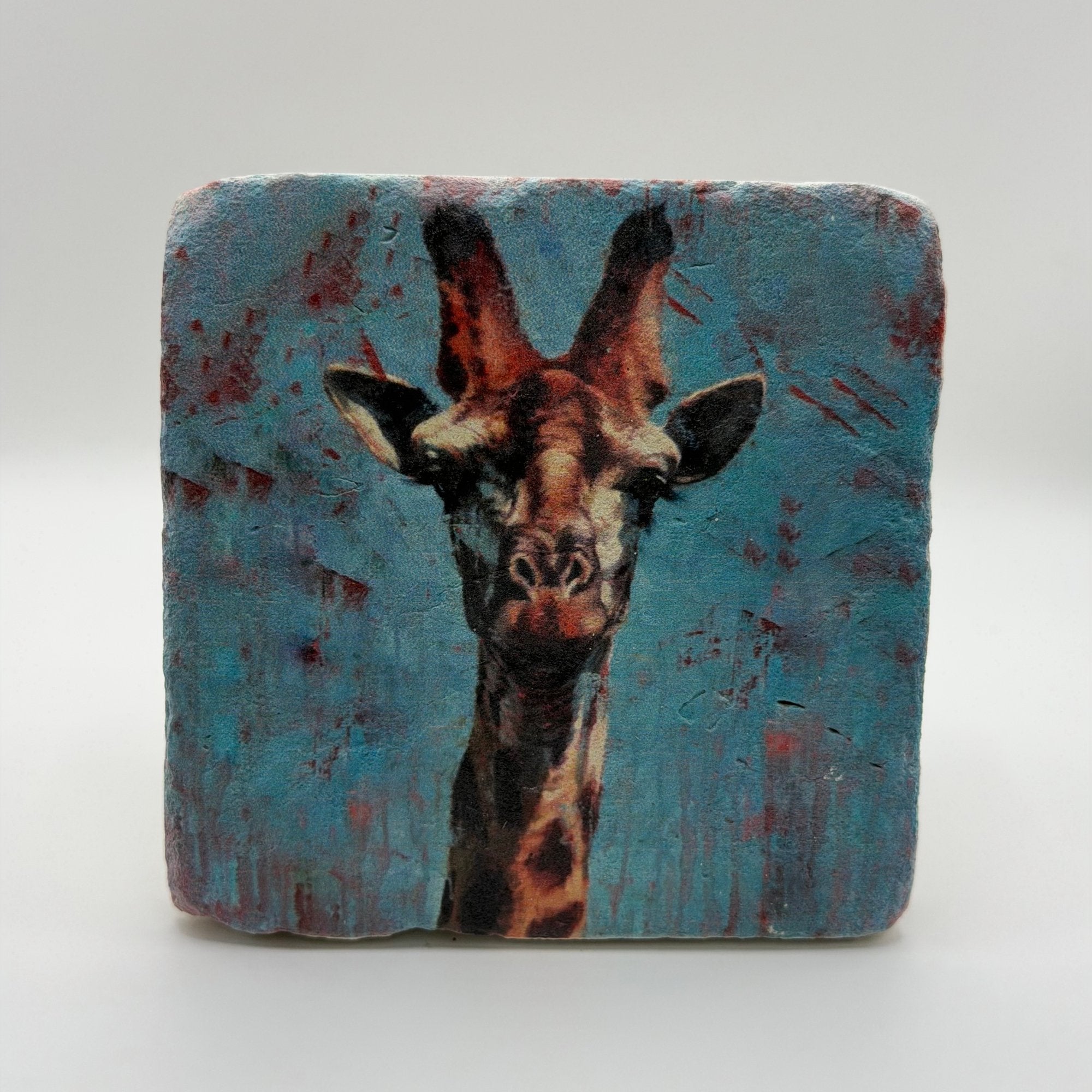 Cute Giraffe Stone Coaster