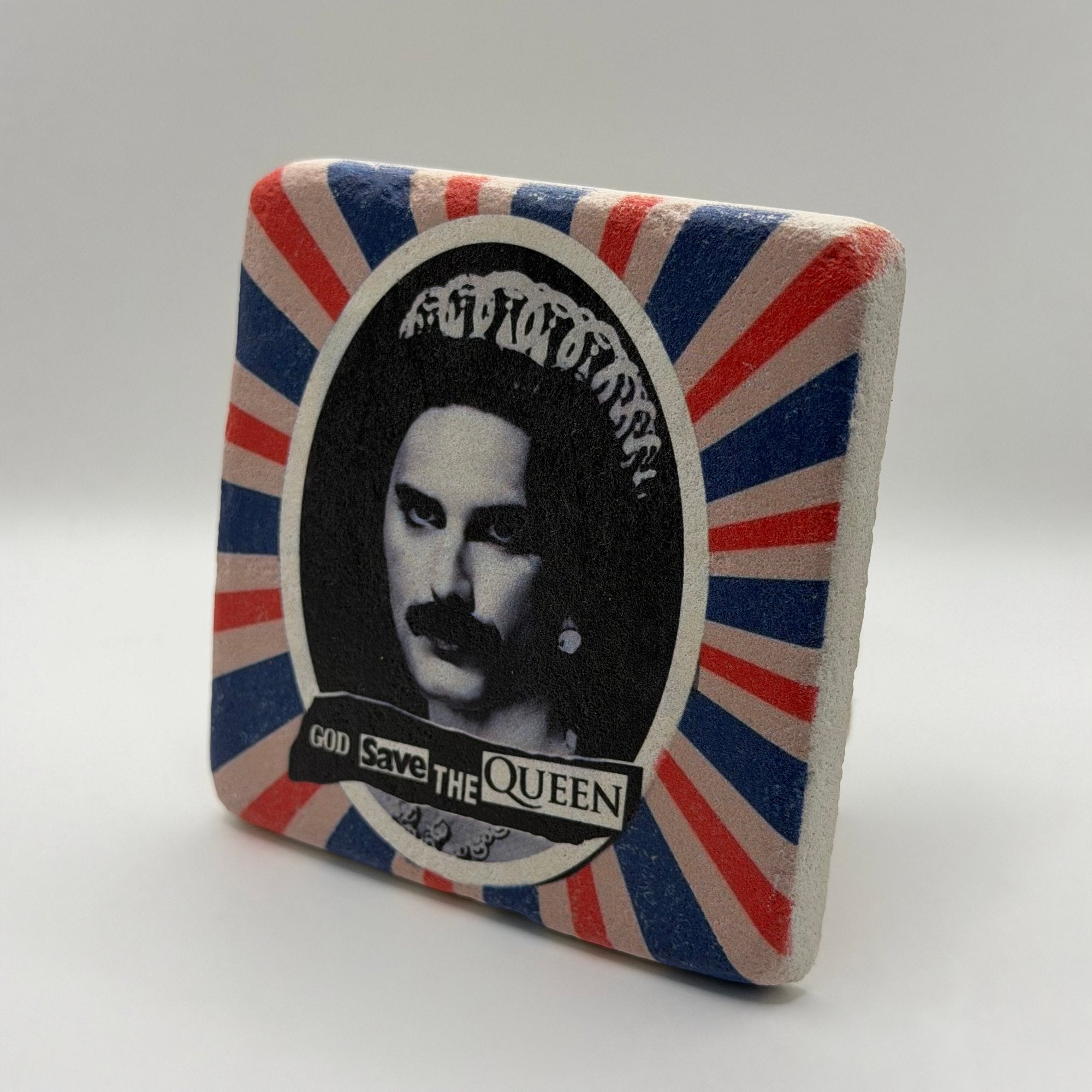 God Save the Queen Stone Coaster