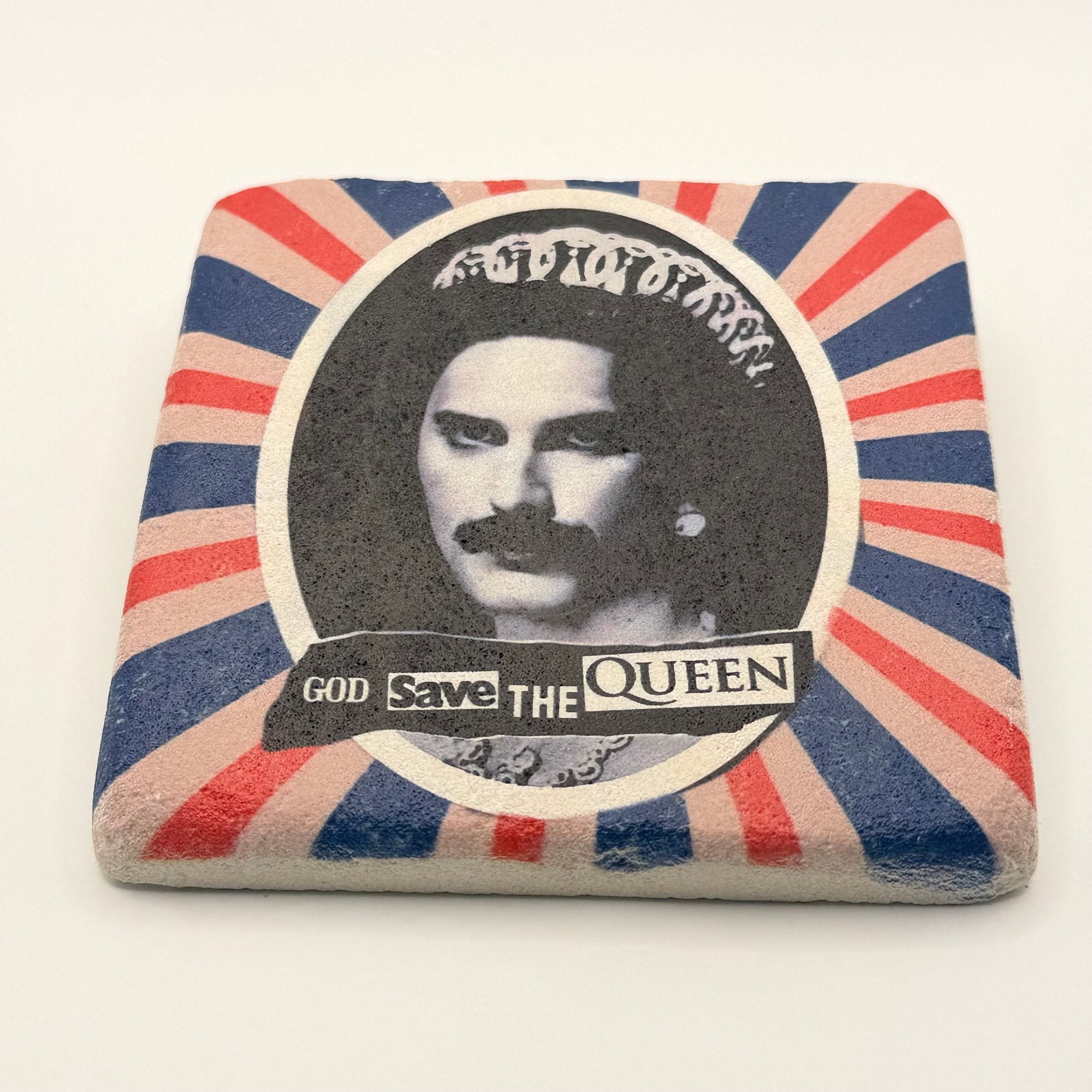 God Save the Queen Stone Coaster