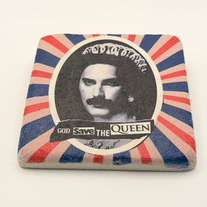 God Save the Queen Stone Coaster