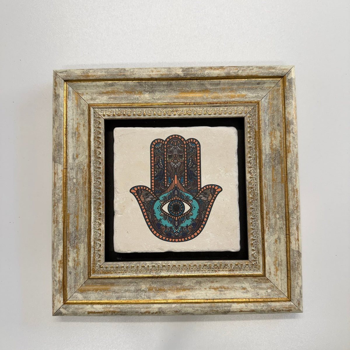 Variant Media V2 | hamsa-hand-natural-travertine-stone-coaster-2 | gold | variant_main | sha256:d3c2db63e108