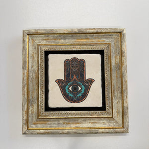 Variant Media V2 | hamsa-hand-natural-travertine-stone-coaster-2 | gold | variant_main | sha256:d3c2db63e108