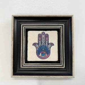 Variant Mapping v4 | hamsa-hand-natural-travertine-stone-coaster | with Black Frame | sha256:57886dd5c829
