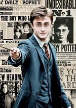 Harry Potter Daily Prophet artwork printed on MDF wall poster