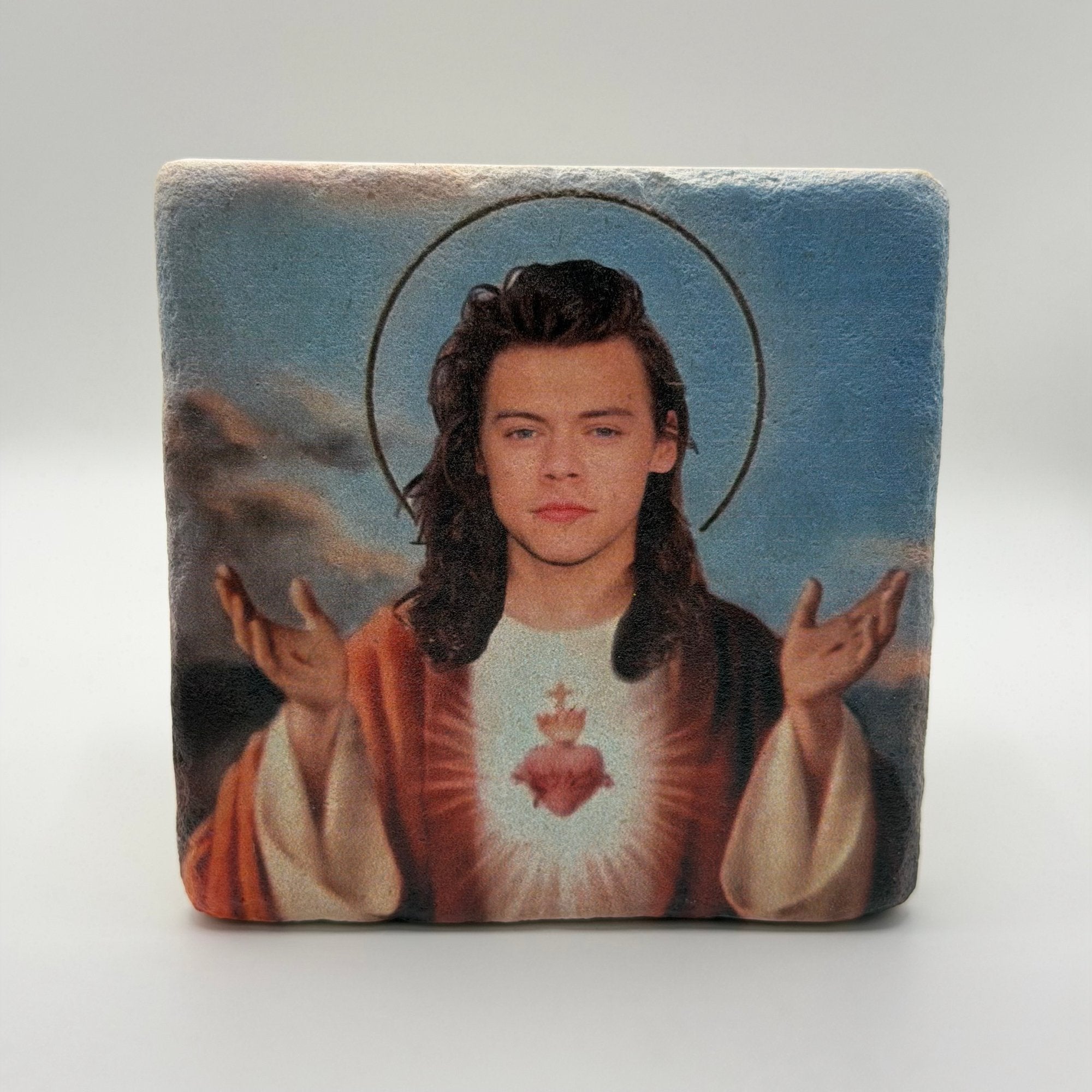 Harry Styles Jesus Stone Coaster
