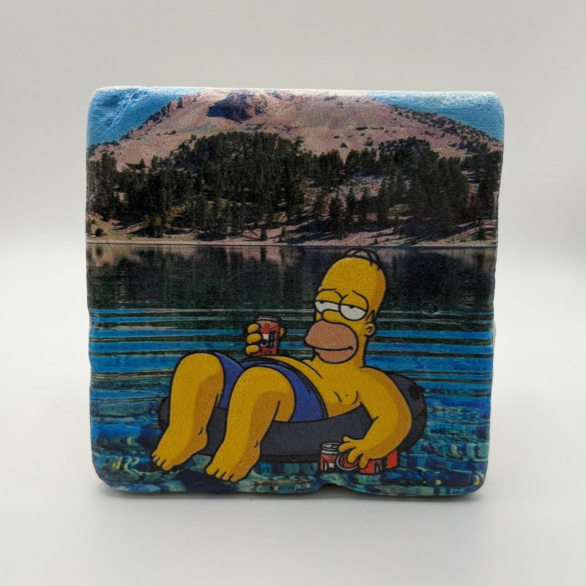 Homer Simpson Stone Coaster