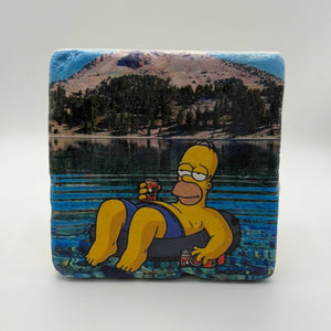 Homer Simpson Stone Coaster