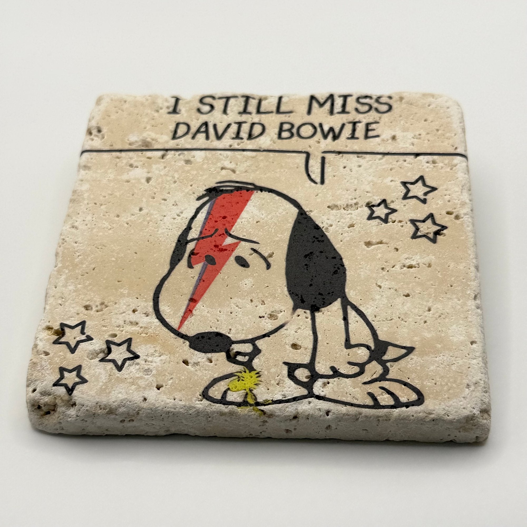 I Still Miss David Bowie Stone Coaster