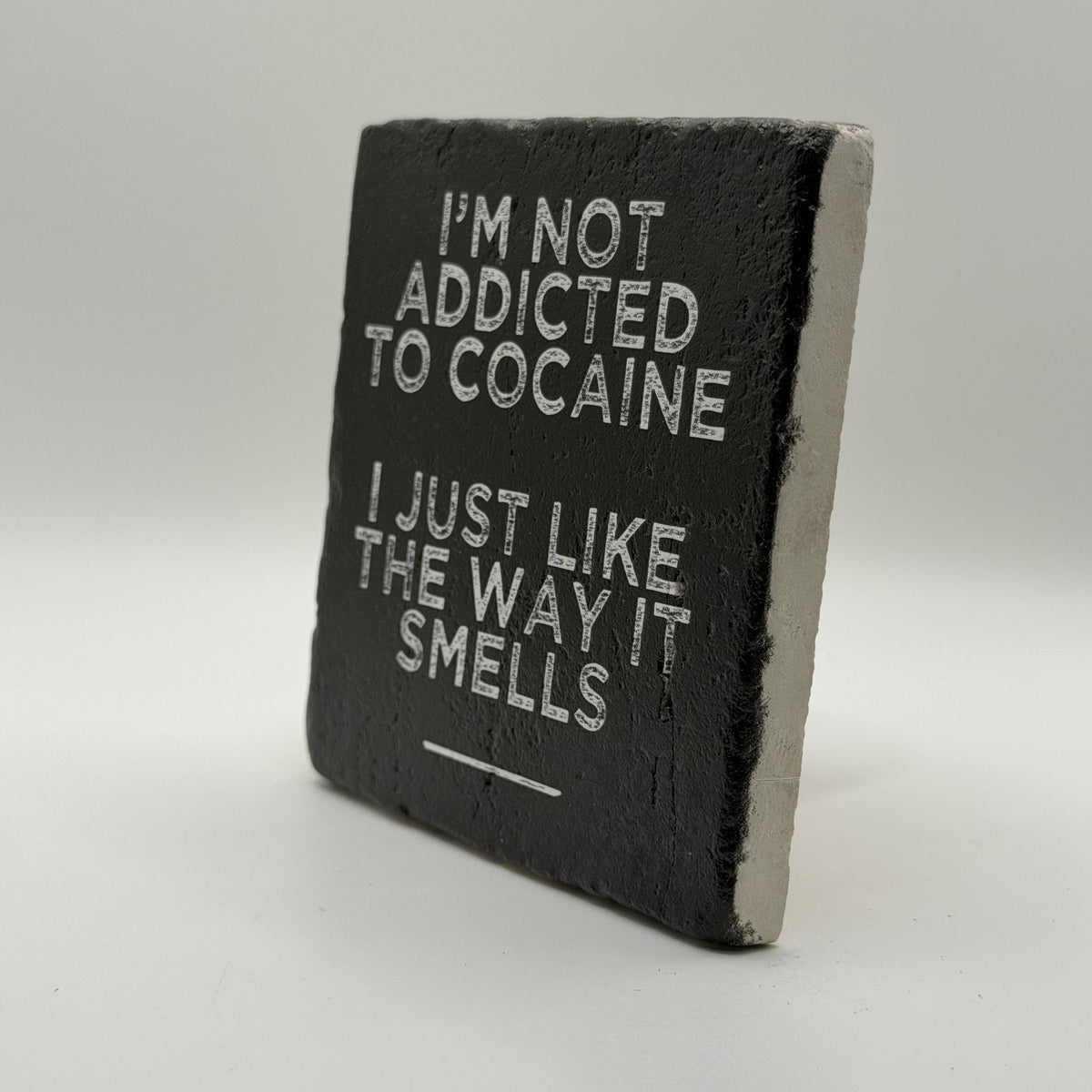 Im Not Gay But My Boyfriend Is Natural Travertine Stone Coaster 3