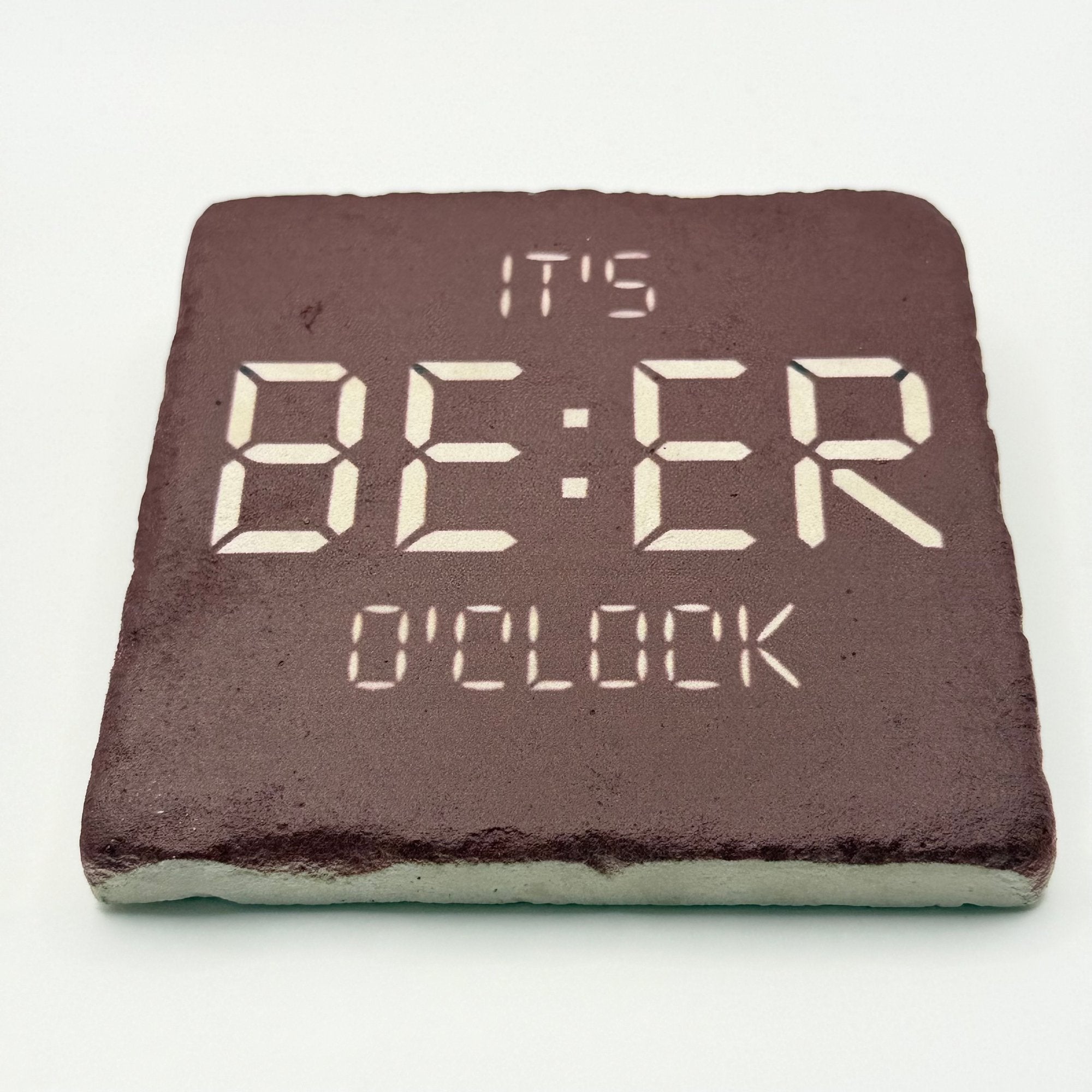 It's Beer O'clock Stone Coaster