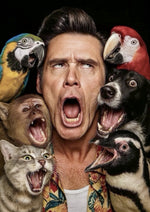 Jim Carrey famous quote artwork printed on MDF wall poster