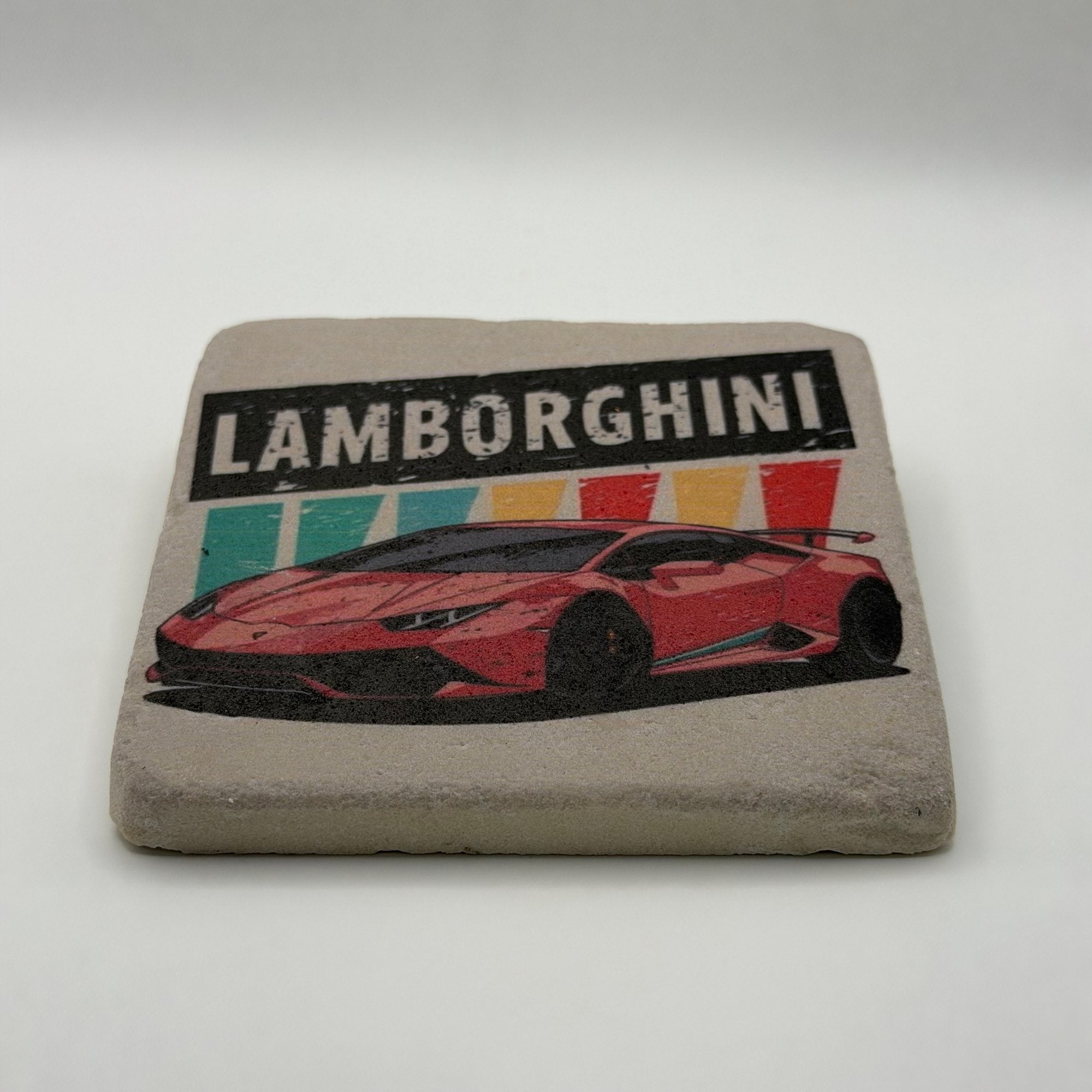Classic Lamborghini Stone Coaster