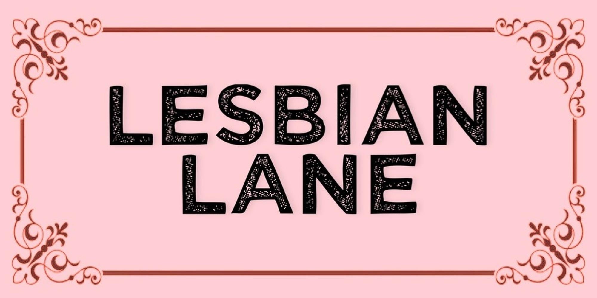 Lasbian Lane design displayed as a decorative wall sign