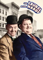 Vintage Laurel and Hardy movie poster artwork printed on MDF wall print