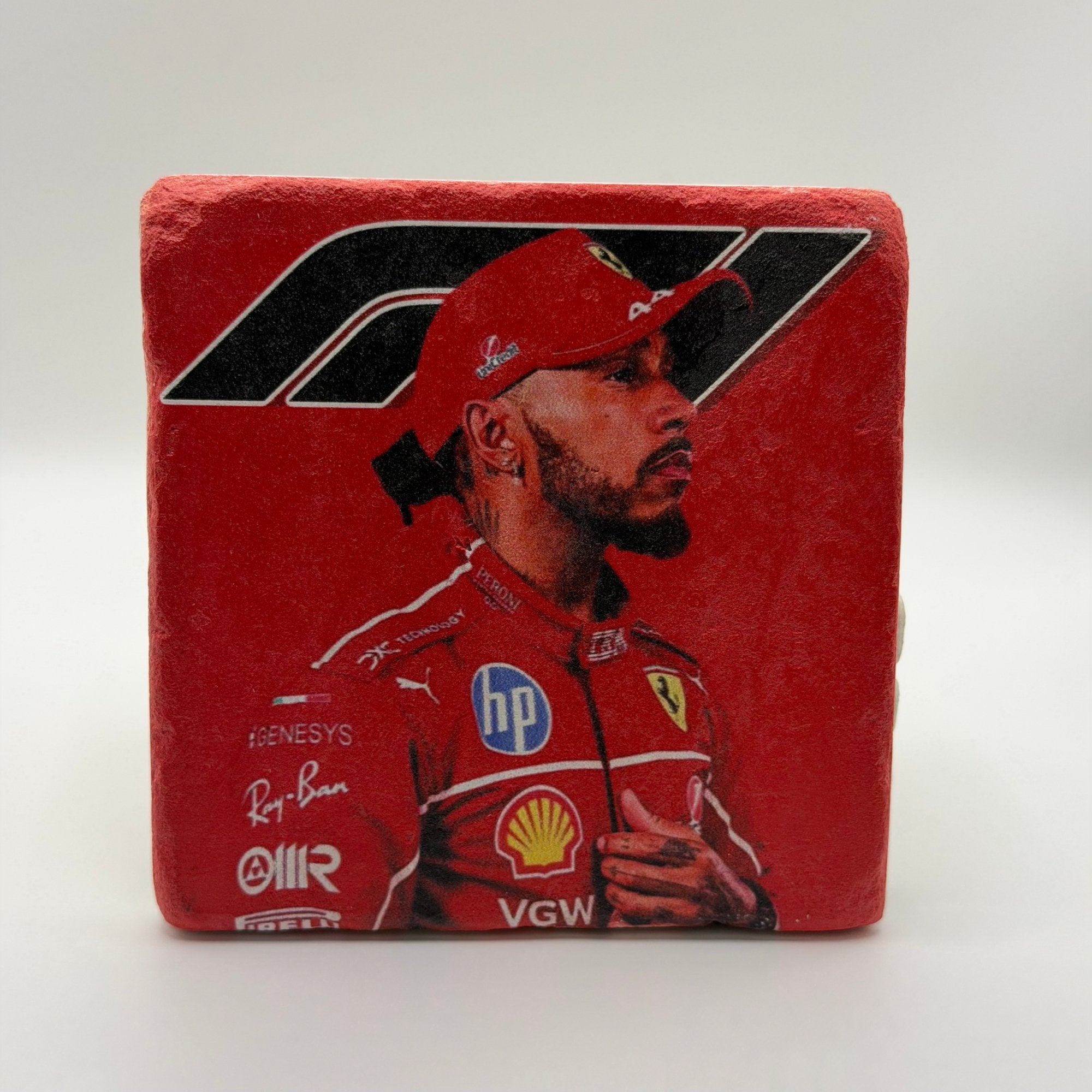 Charles Leclerc Ferrari Sport Stone Coaster