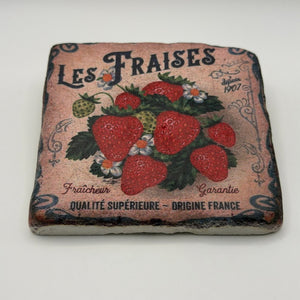 Les Fraises Stone Coaster