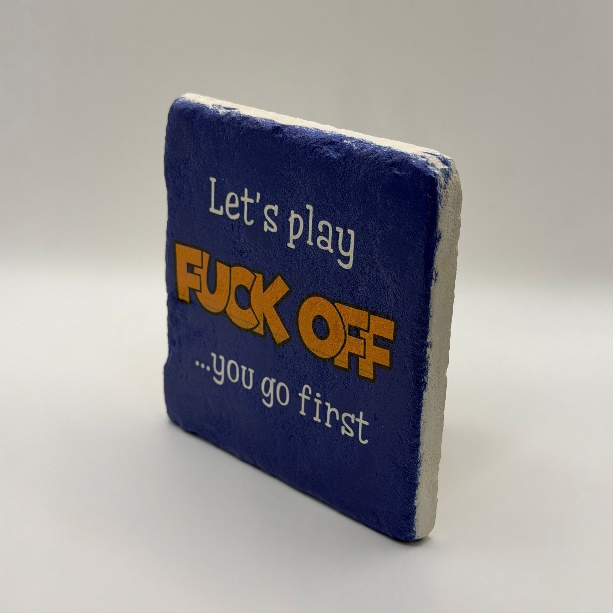 Let's Play! Stone Coaster - Natural Travertine