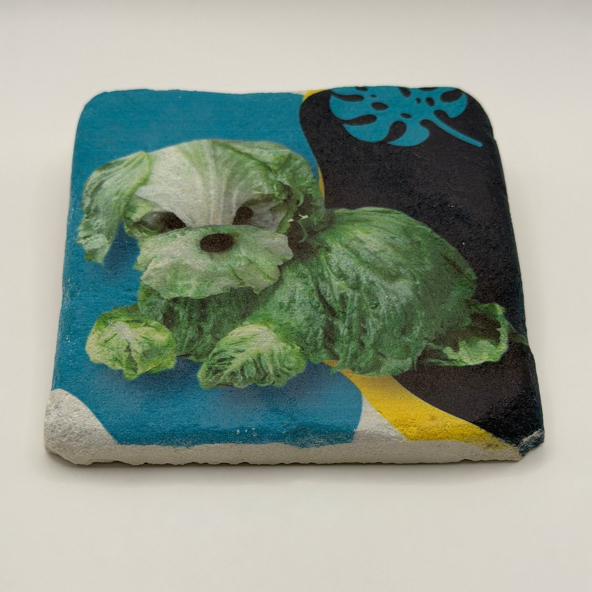 Crunchy Lettuce Stone Coaster
