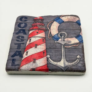Lighthouse Stone Coaster