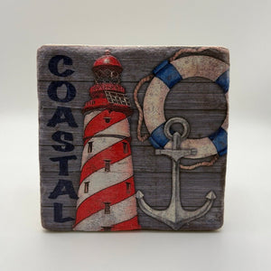 Lighthouse Stone Coaster
