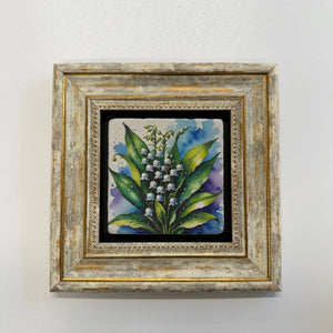 Variant Mapping v4 | lily-of-the-valley-natural-stone-flower-coaster | with Gold Frame | sha256:554c07bec74e