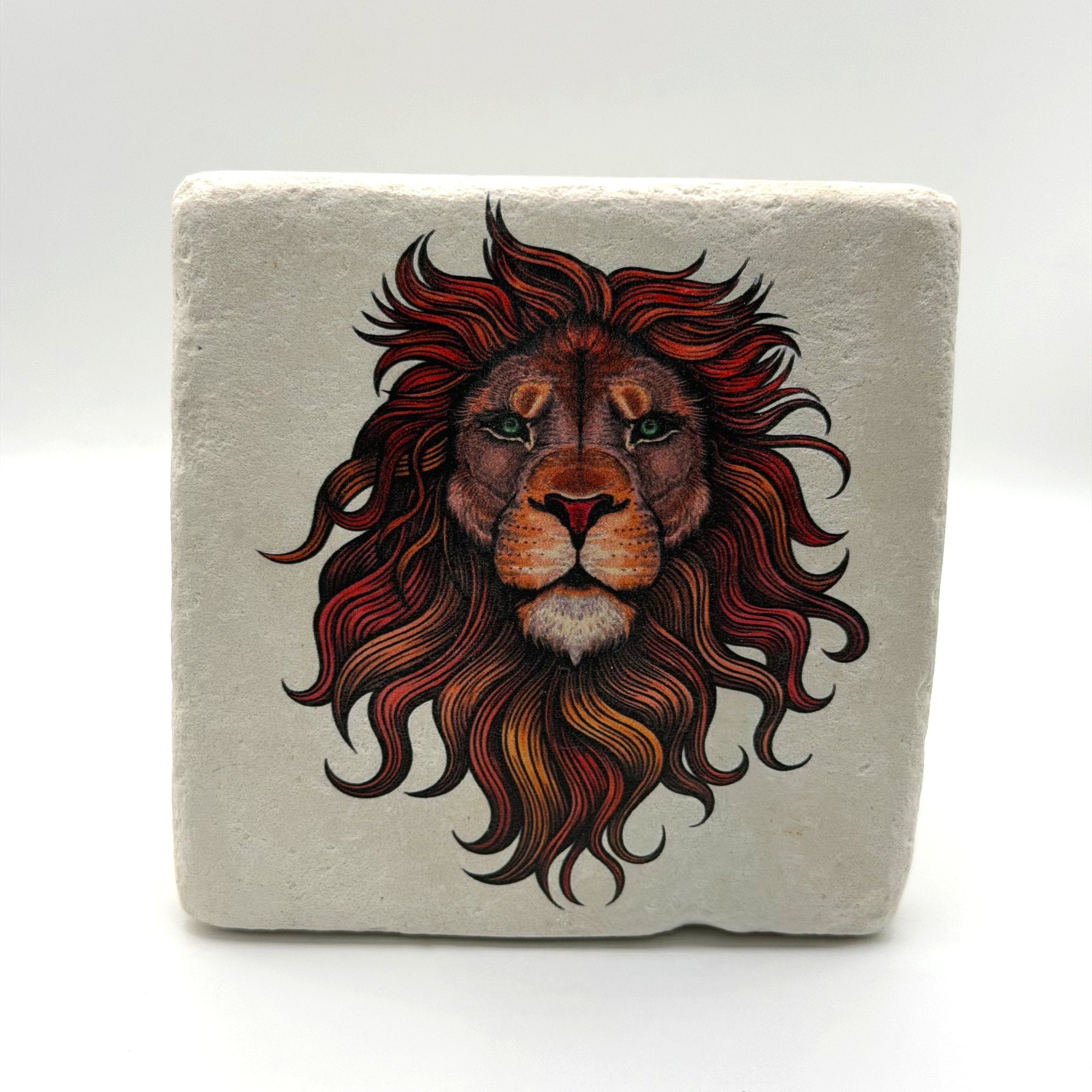 Cute Lion Stone Coaster