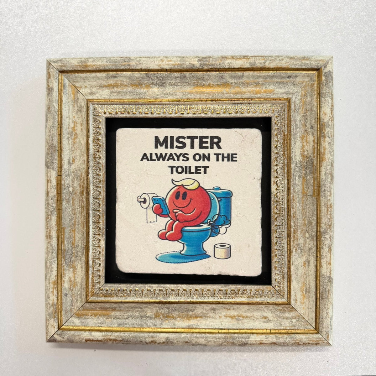 Variant Mapping v4 | little-miss-mister-always-on-the-toilet-coaster | with Gold Frame | sha256:0b1adf84baed