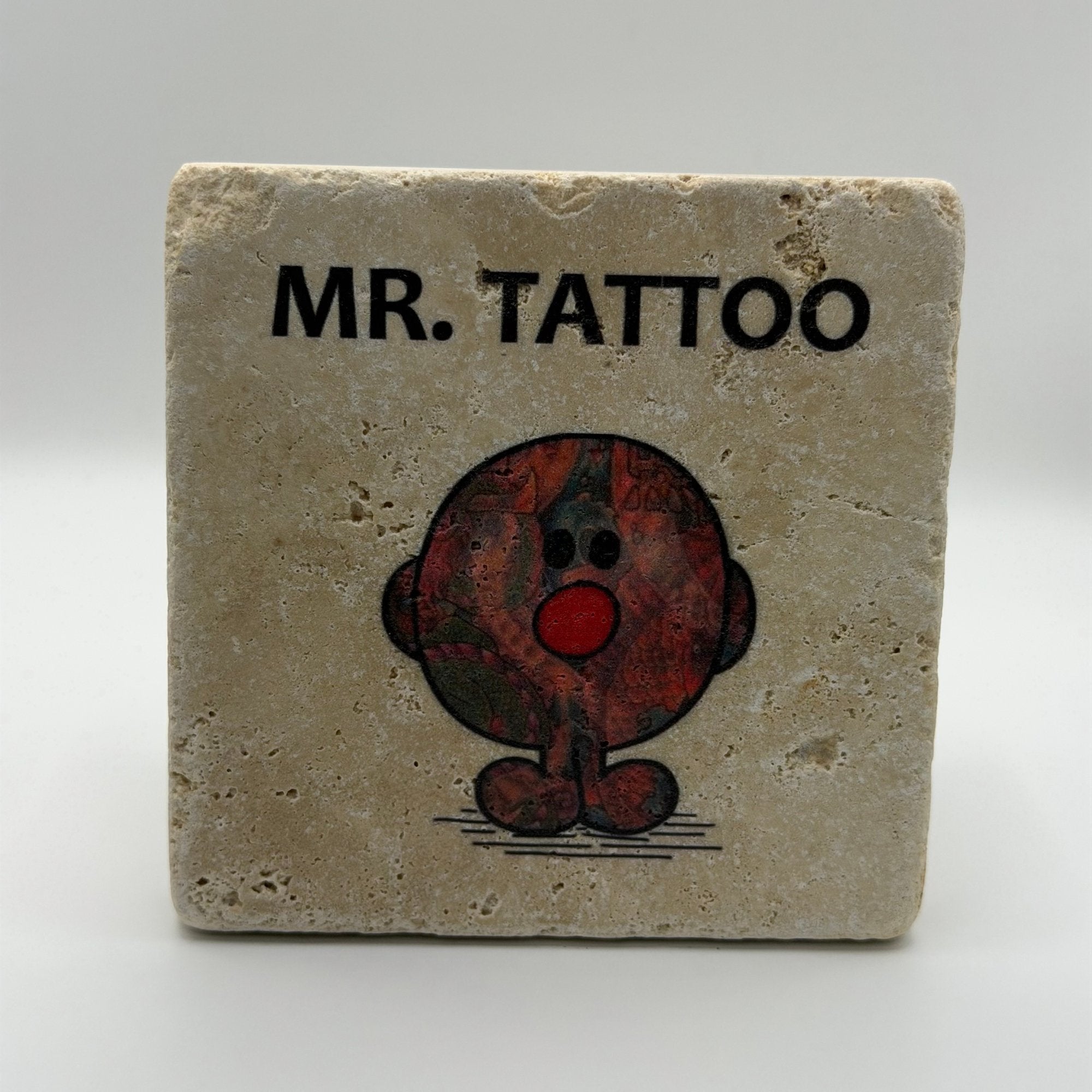 Mr. Tattoo Stone Coaster | Little Miss Cute Gift