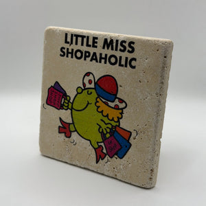 Little Miss Shopaholic Stone Coaster
