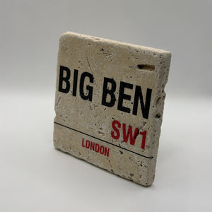London Big Ben Stone Coaster