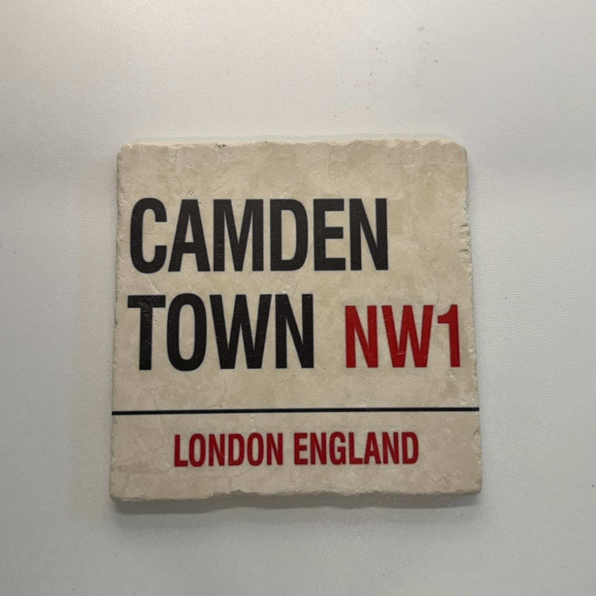 London Camden Town Nw1 Natural Travertine Stone Hotpad artwork