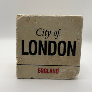 London City of London Stone Coaster