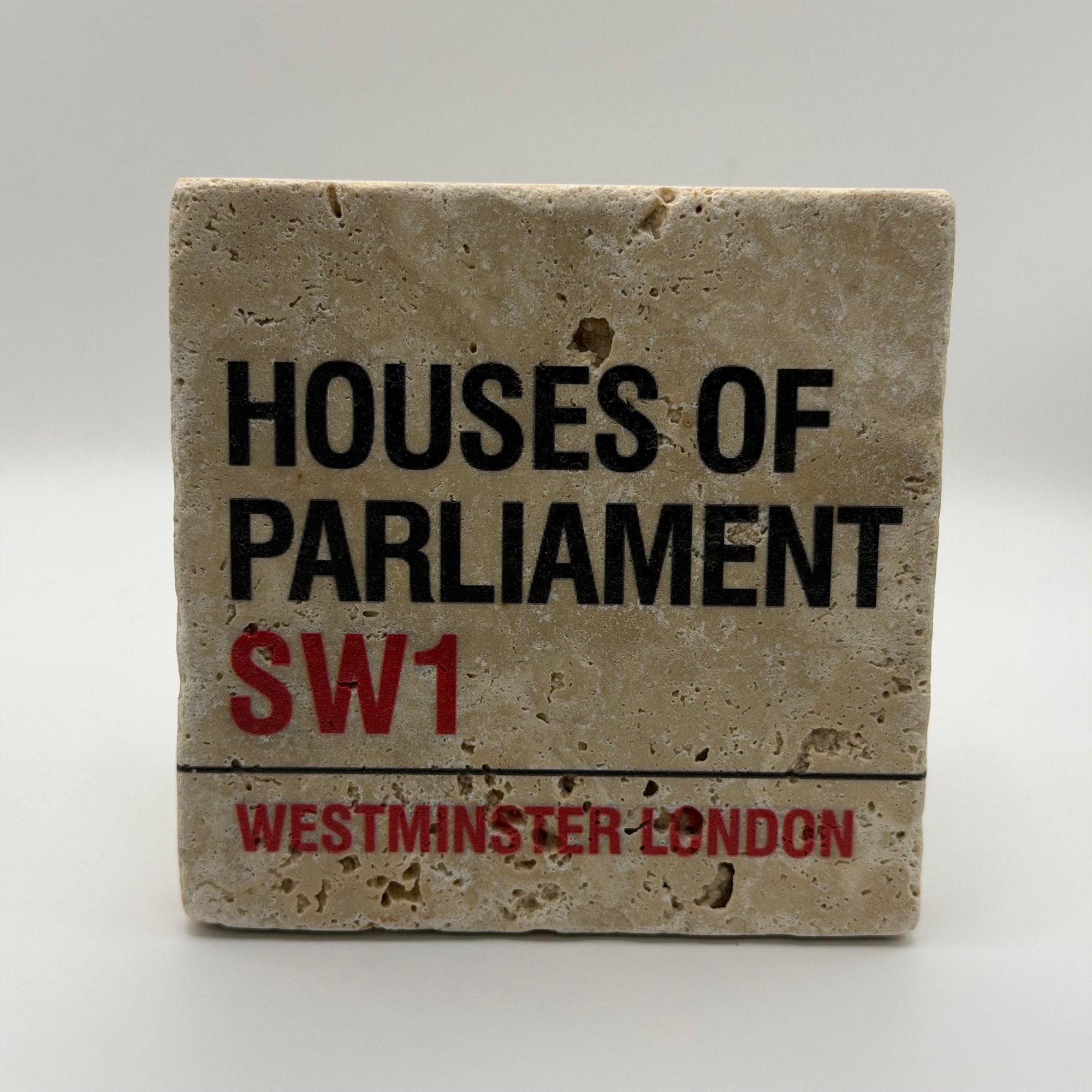 London Houses of Parliament Stone Coaster