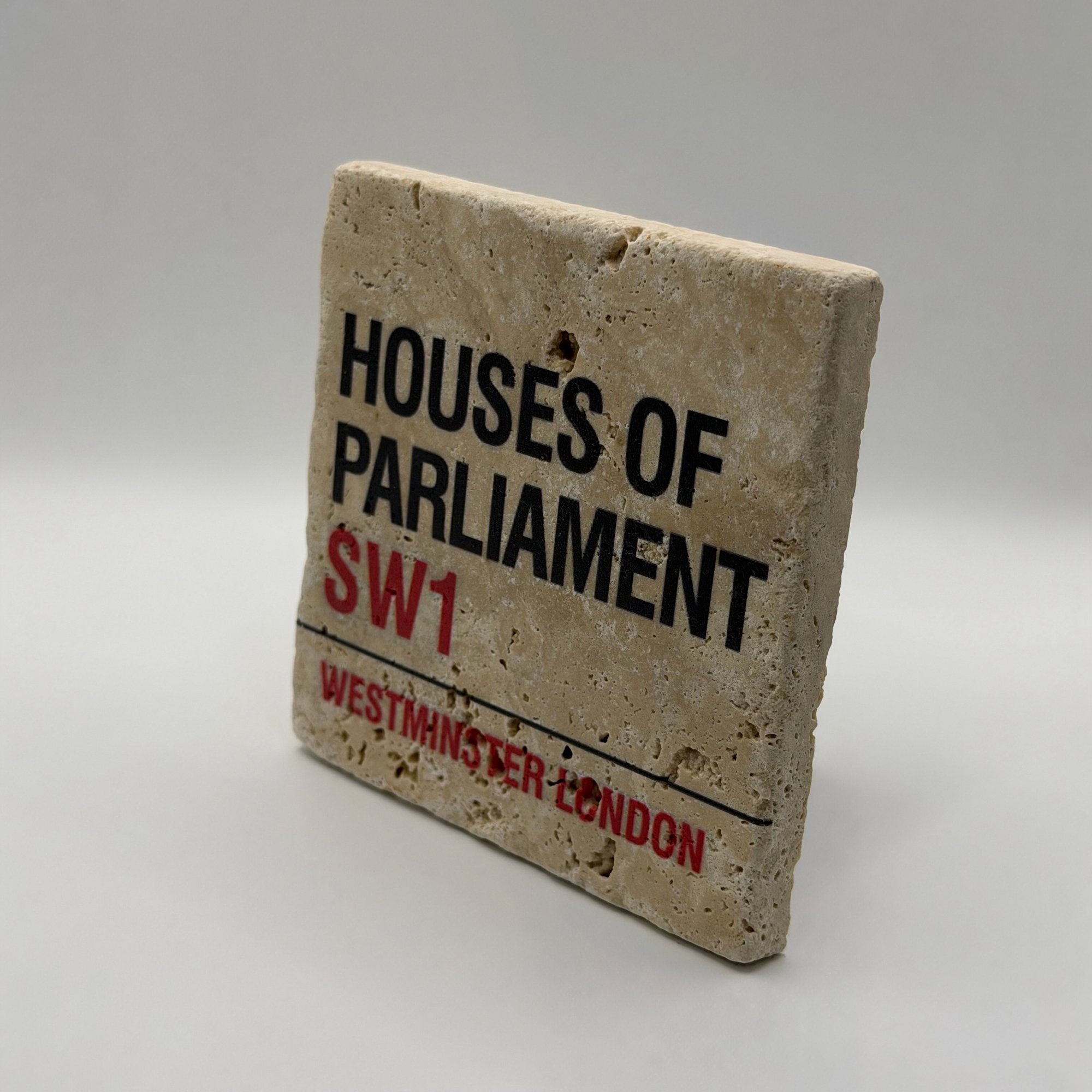 London Houses of Parliament Stone Coaster