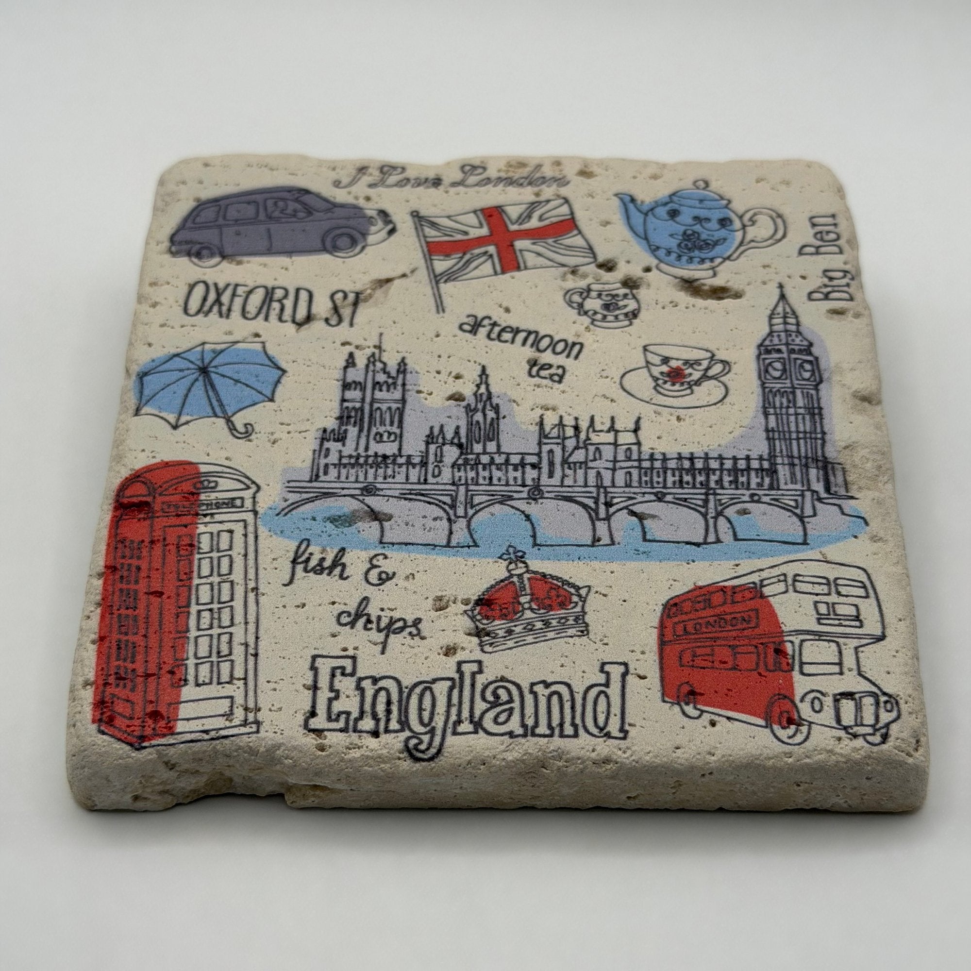 London Mix Stone Coaster