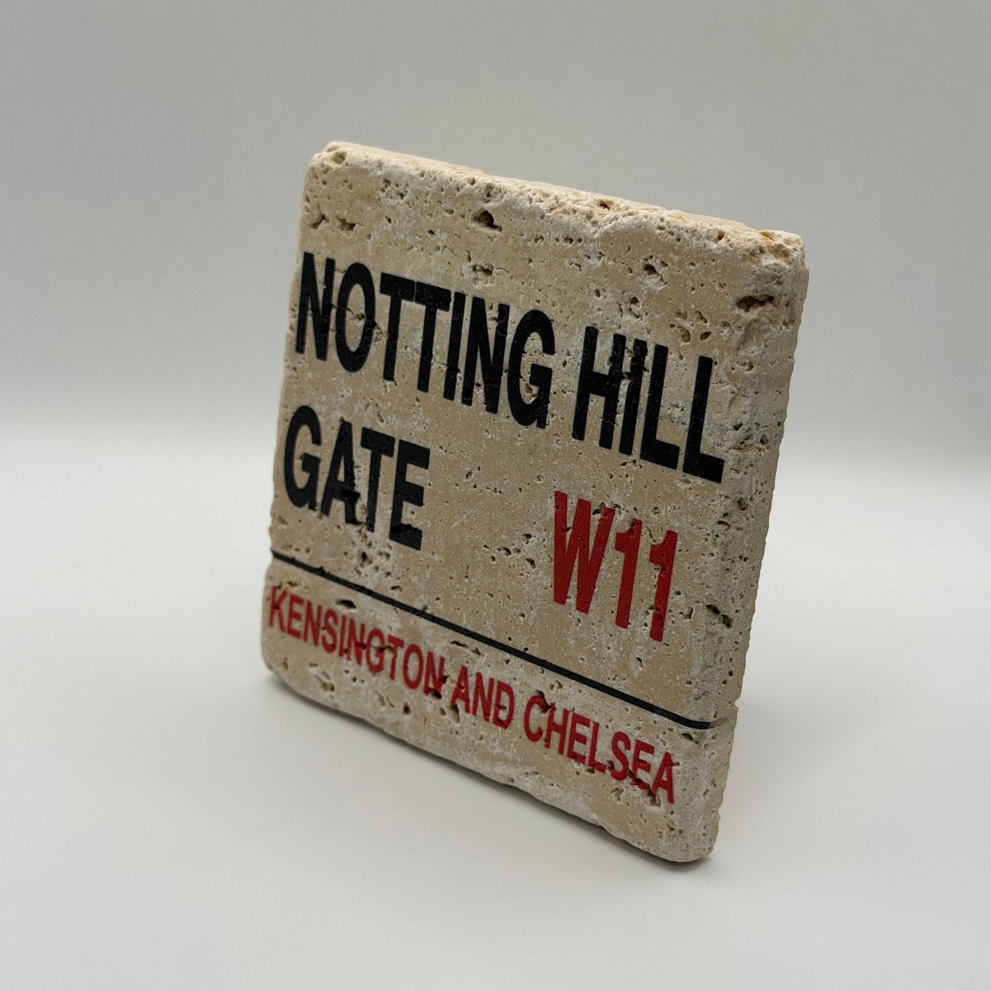 London Notting Hill Gate Stone Coaster
