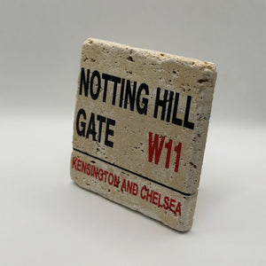 London Notting Hill Gate Stone Coaster