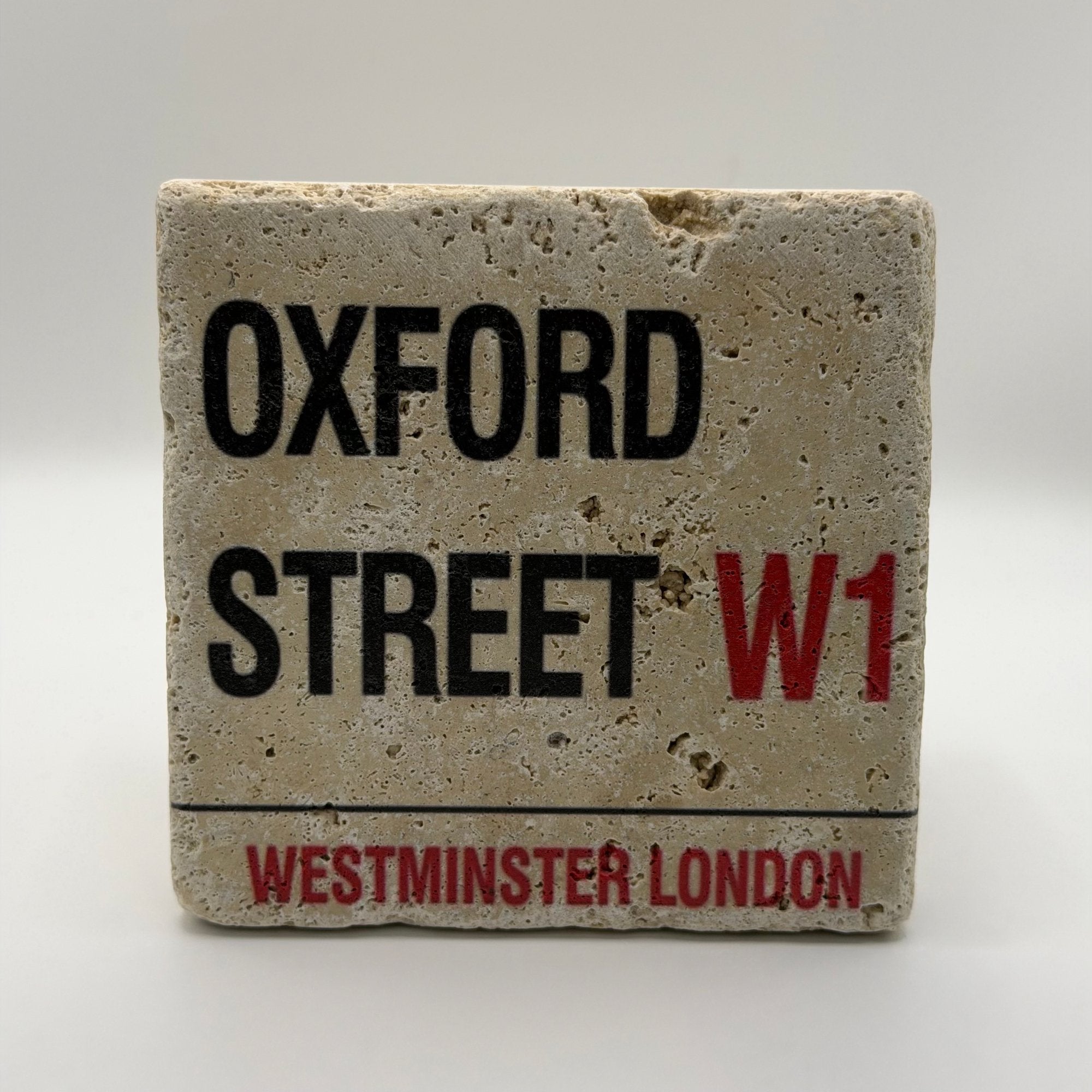 London Oxford Street Stone Coaster