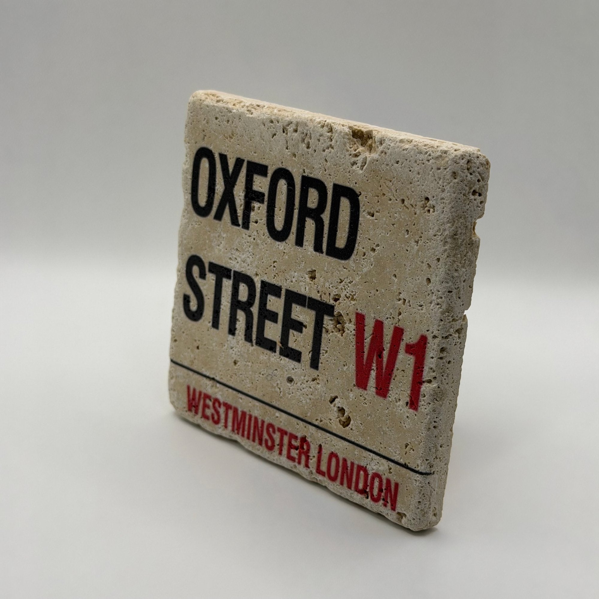 London Oxford Street Stone Coaster