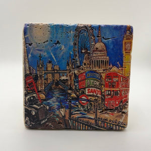 London Paint Stone Coaster