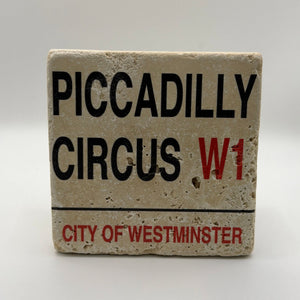 London Piccadilly Circus Stone Coaster