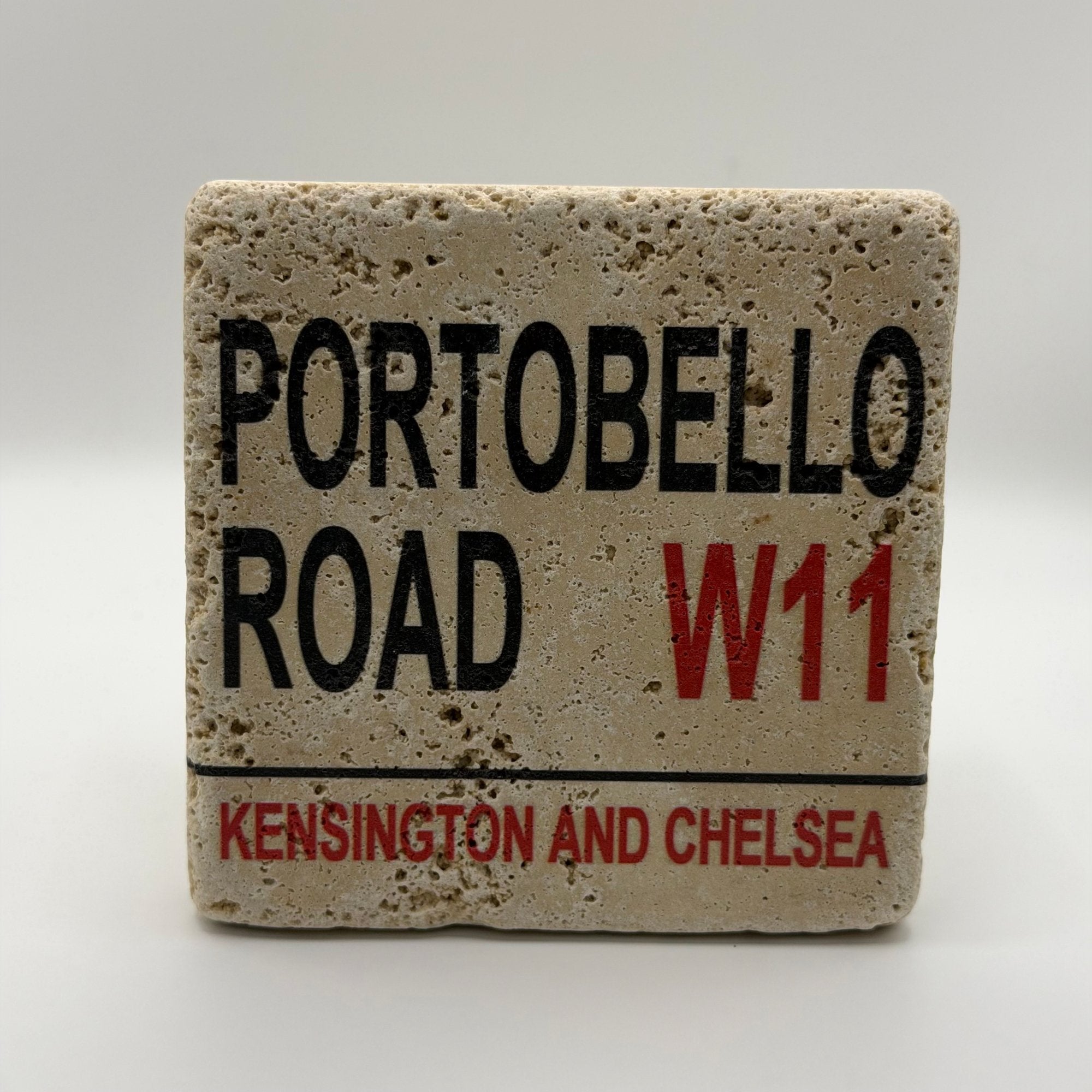 London Portobello Road Stone Coaster
