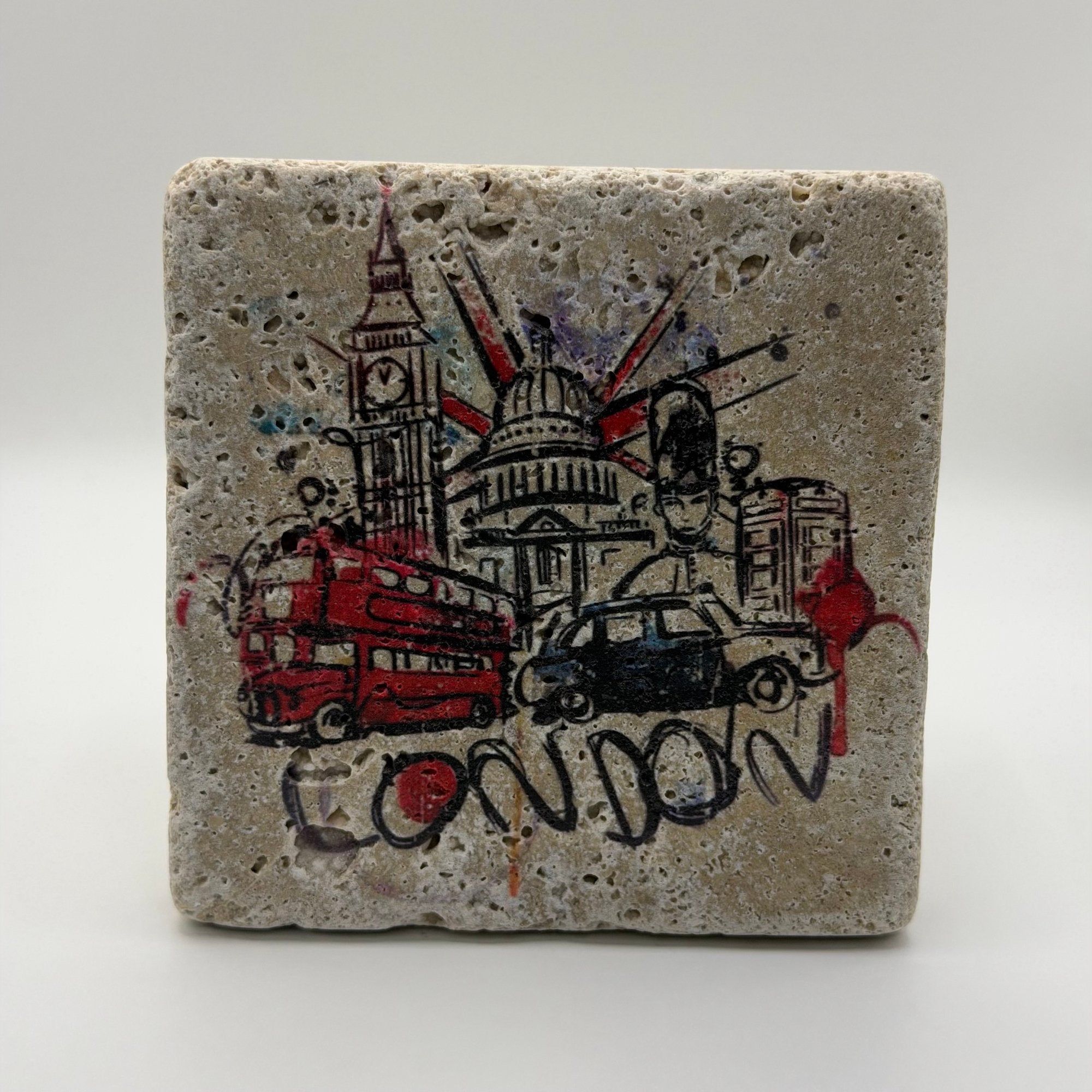 London Scramble Stone Coaster