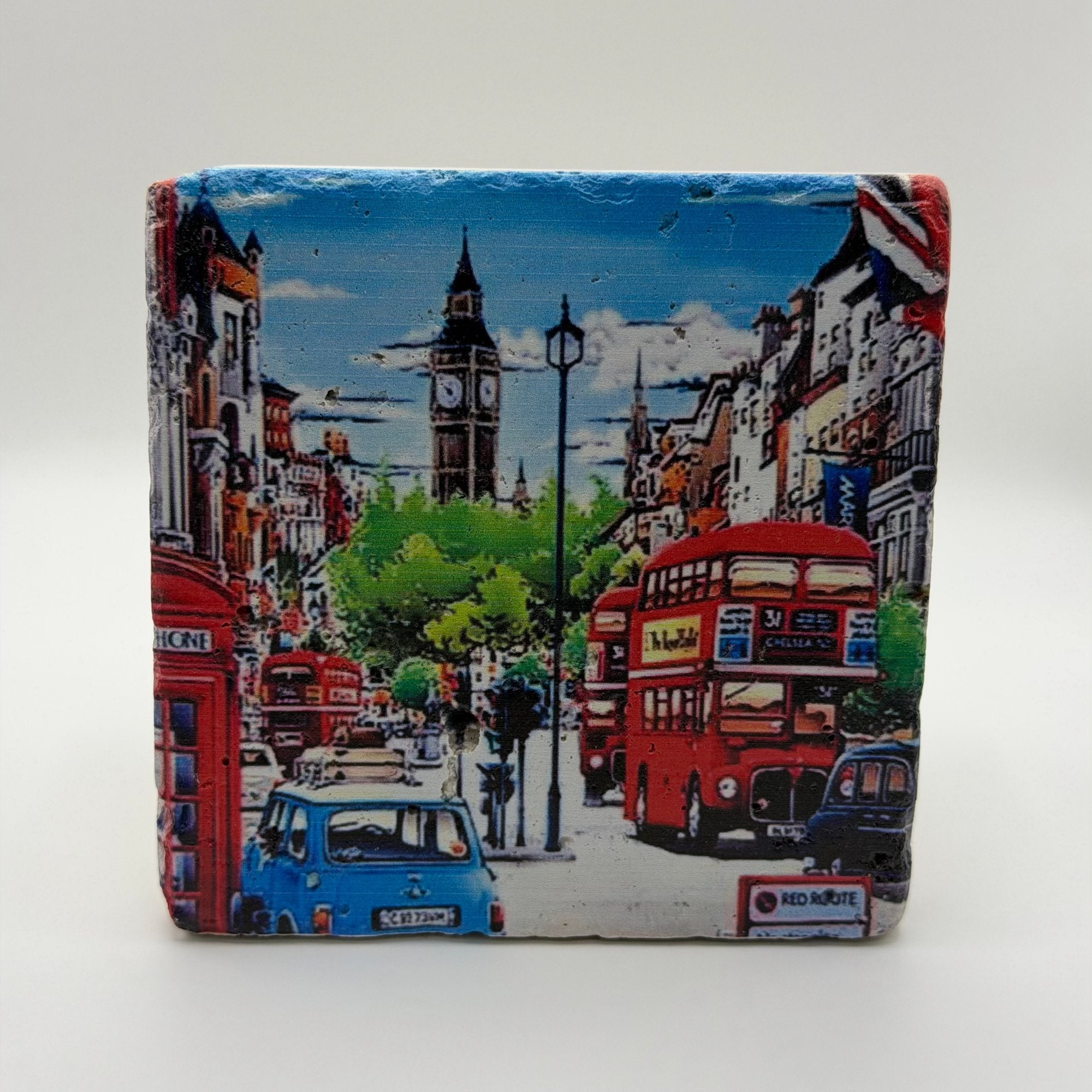London Street Puzzle Stone Coaster