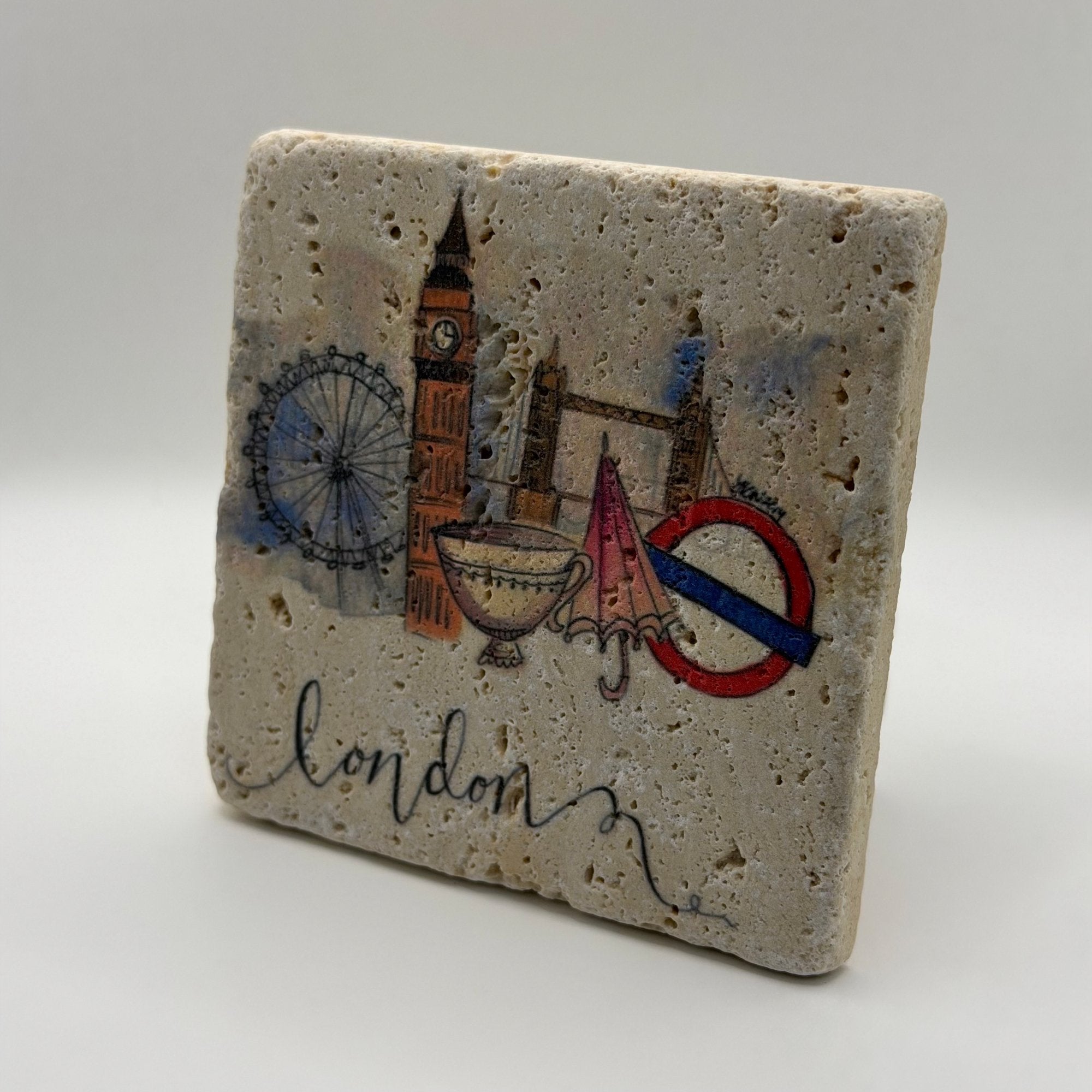 London Tea Big Ben Stone Coaster