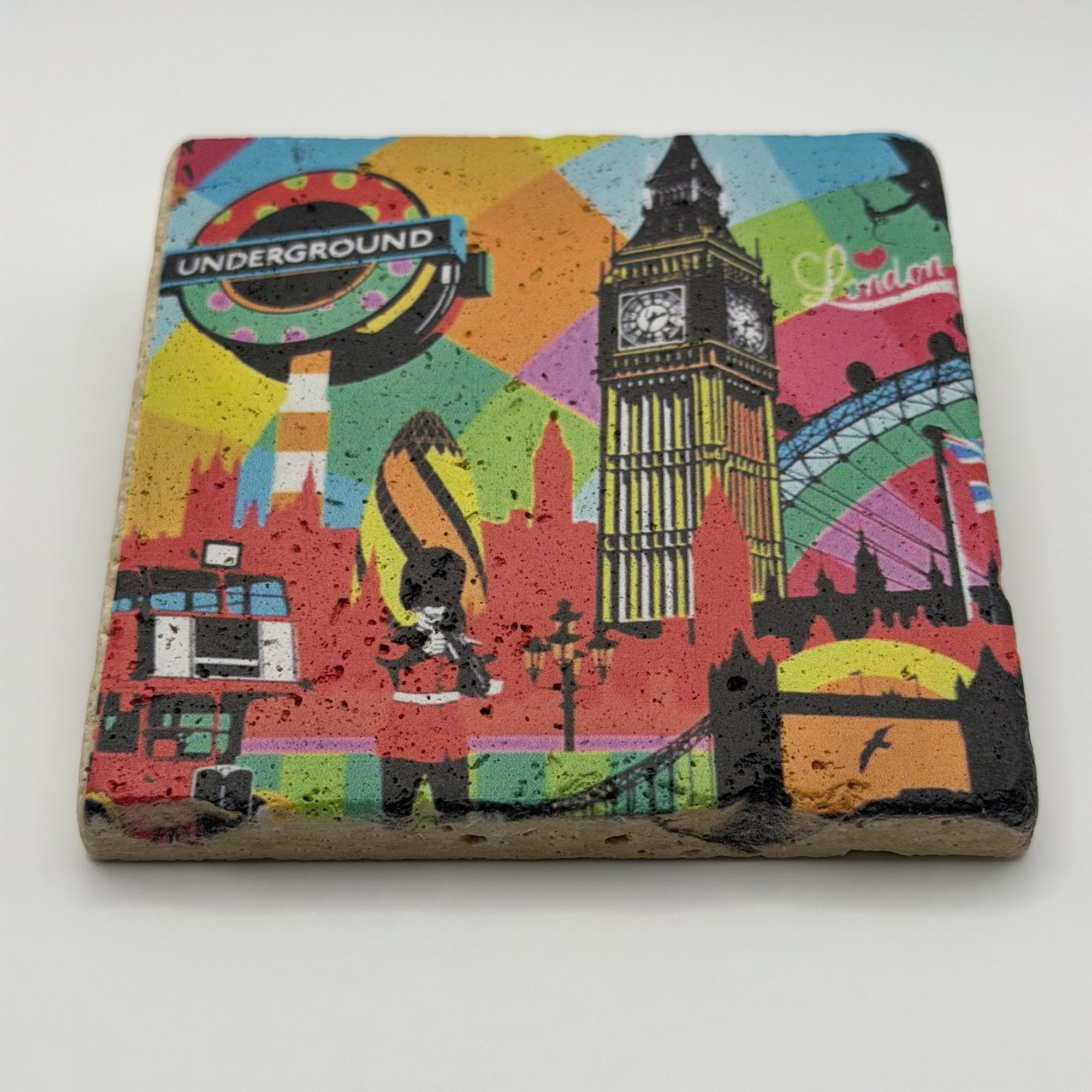 London Underground Art Stone Coaster