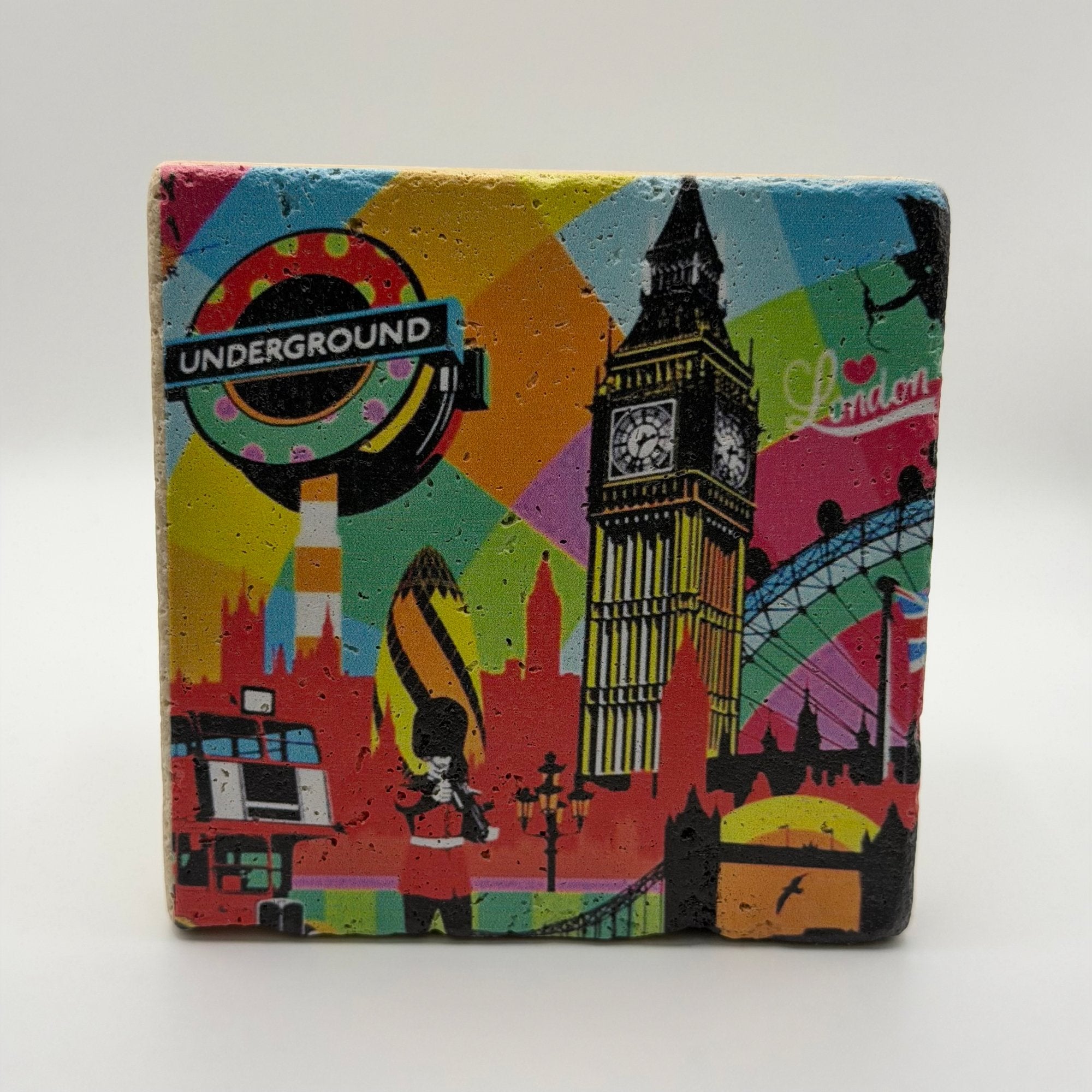 London Underground Art Stone Coaster