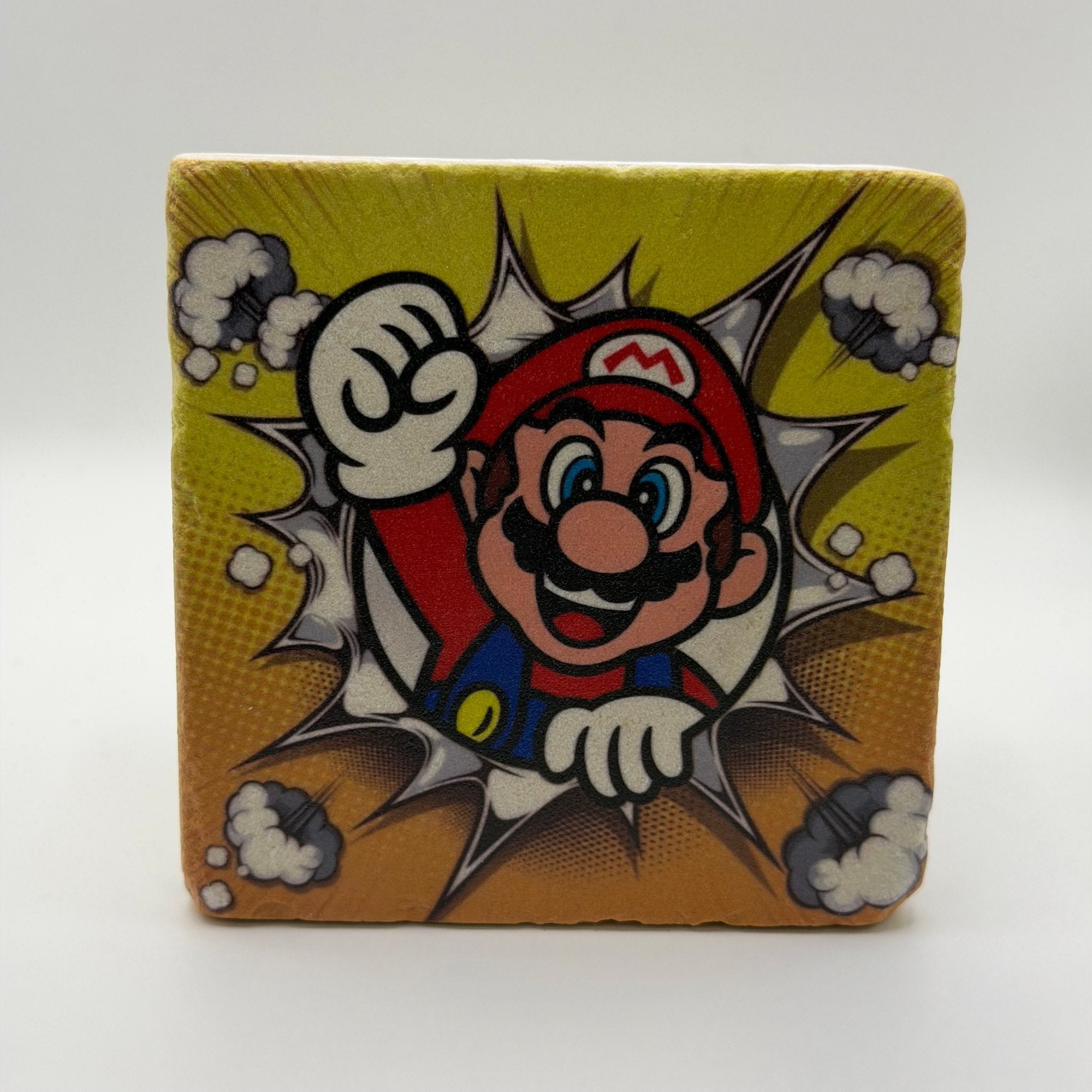 Super Mario Brother Stone Coaster